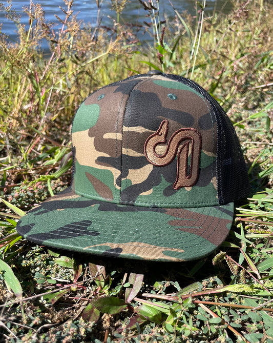 Camo Logo front trucker cap #9